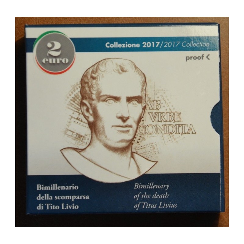 Euromince mince 2 Euro Taliansko 2017 - Tito Livio (Proof)