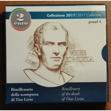 euroerme érme 2 Euro Olaszország 2017 - Titus Livius (Proof)