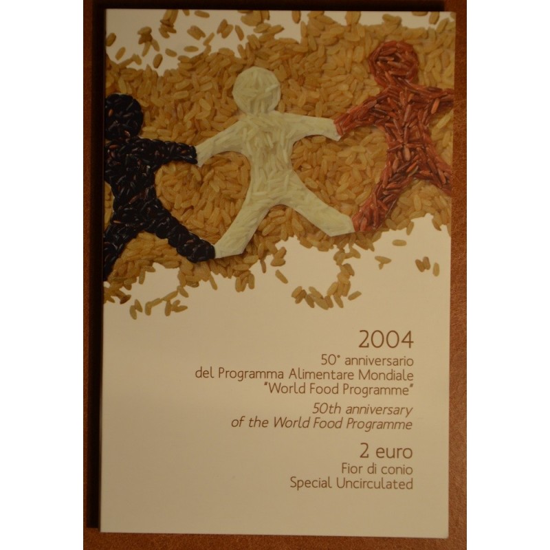 eurocoin eurocoins 2 Euro Italy 2004 - Fifth Decade of the World Fo...