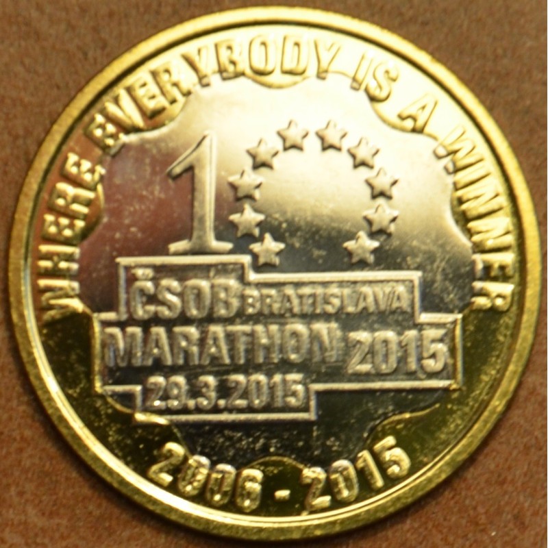 eurocoin eurocoins Token Slovakia 2015 - Marathon of Bratislava