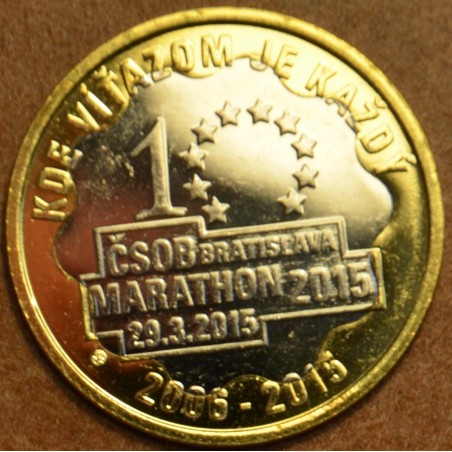 euroerme érme Zseton - Szlovákia 2015 A pozsonyi maraton