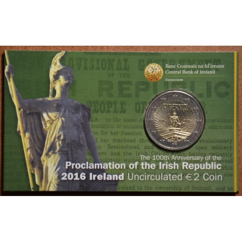 eurocoin eurocoins 2 Euro Ireland 2016 - 100 years of Easter Rising...