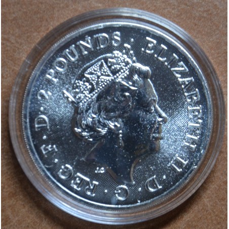 Euromince mince 2 libry Veľká Británia 2022 - Maid Marian (1 oz Ag)