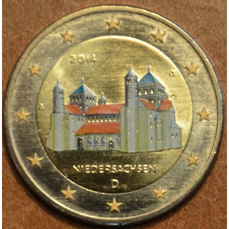 Euromince mince 2 Euro Nemecko 2014 - Zámok Niedersachsen II. (fare...