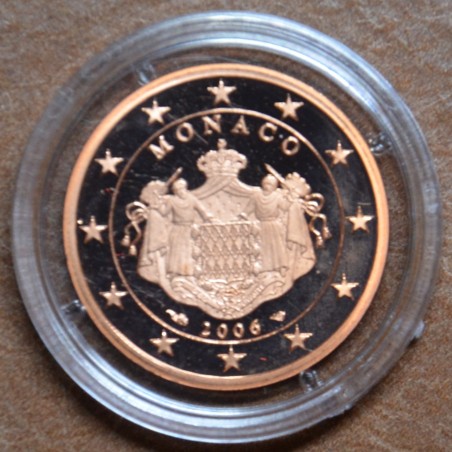 Euromince mince 2 cent Monaco 2006 (Proof)