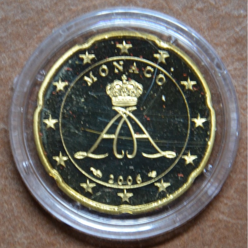 Euromince mince 20 cent Monaco 2006 (Proof)