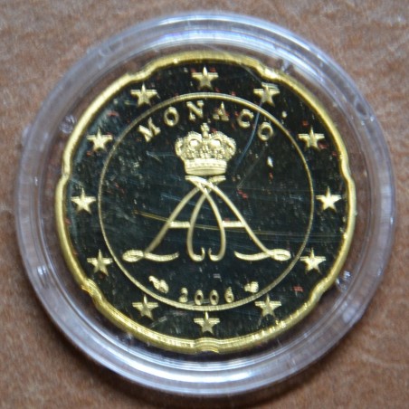 Euromince mince 20 cent Monaco 2006 (Proof)