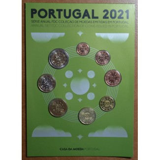 euroerme érme Portugália 2021 - 8 részes forgalmi sor (UNC)