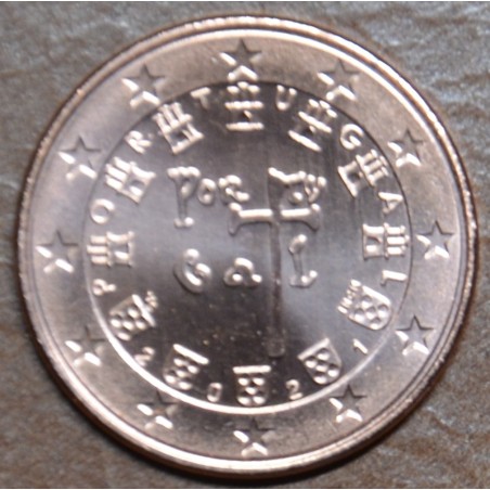 euroerme érme 1 cent Portugália 2021 (UNC)