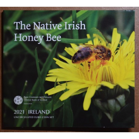 Euromince mince Írsko 2021 sada 8 mincí (BU)