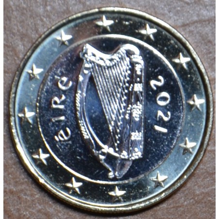 Euromince mince 1 Euro Írsko 2021 (UNC)