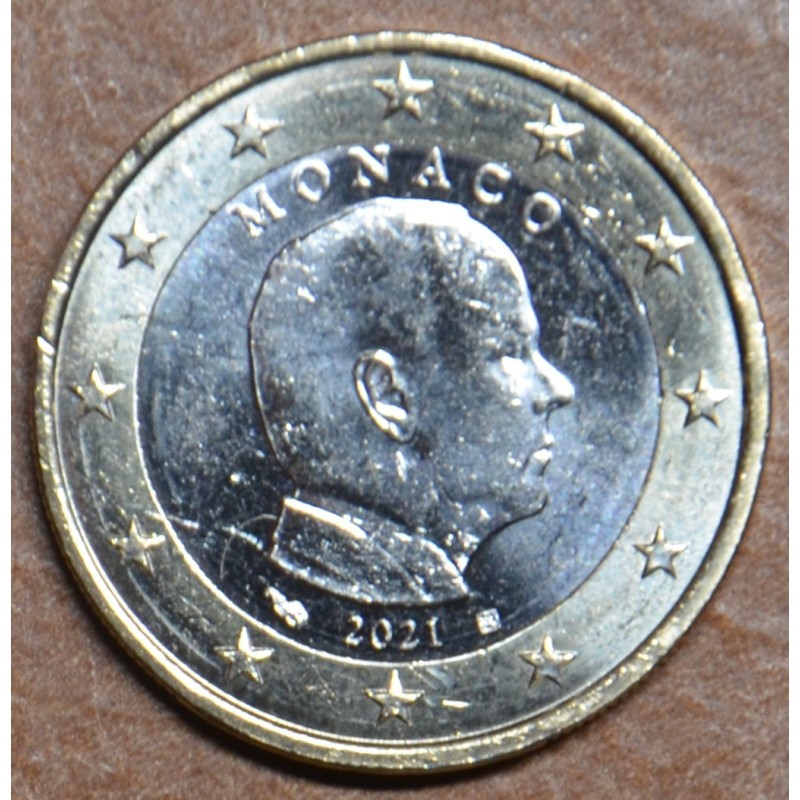 Euromince mince 1 Euro Monaco 2021 (UNC)