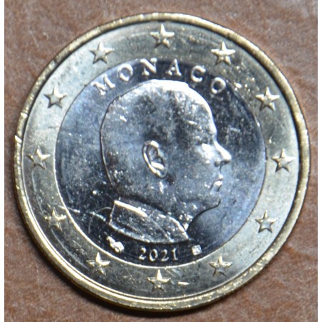 Euromince mince 1 Euro Monaco 2021 (UNC)