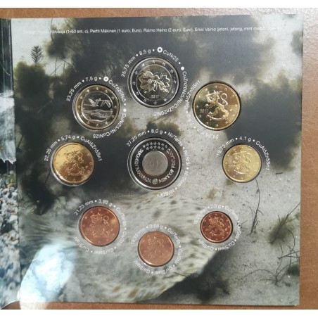 Euromince mince Fínsko 2017 I. sada 8 euromincí (BU)
