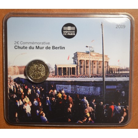euroerme érme 2 Euro Franciaország 2019 - A berlini fal ledöntéséne...