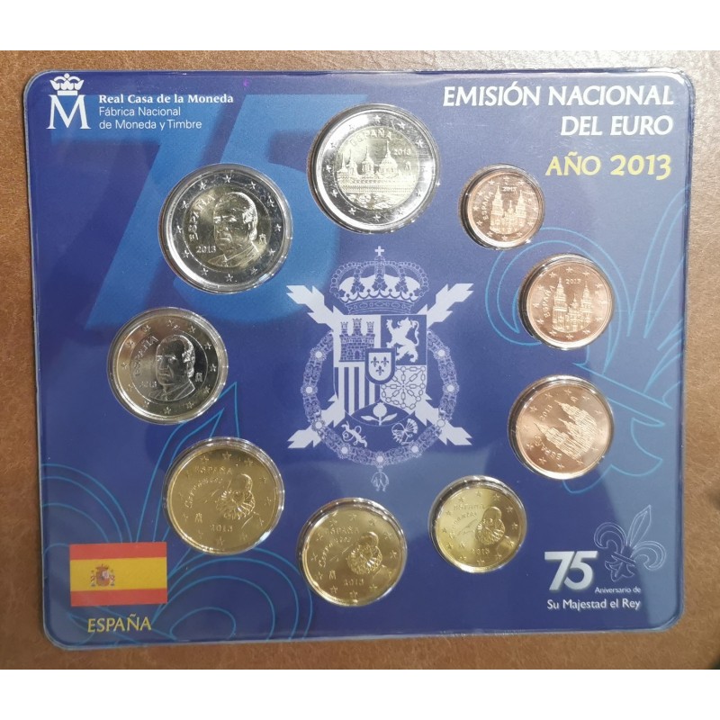 eurocoin eurocoins Spain 2013 set of 9 coins (BU)