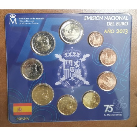 eurocoin eurocoins Spain 2013 set of 9 coins (BU)