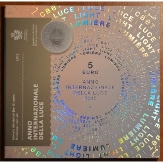 Euromince mince San Marino 2015 sada s 5 Euro Ag mincou (BU)