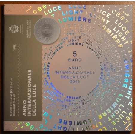 euroerme érme San Marino 2015-ös forgalmi sor 5 Euro Ag emlékérméve...