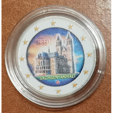 eurocoin eurocoins 2 Euro Germany 2021 - Sachsen-Anhalt (colored UNC)