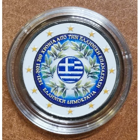 eurocoin eurocoins 2 Euro Greece 2021 - 200 years of the Greek Revo...