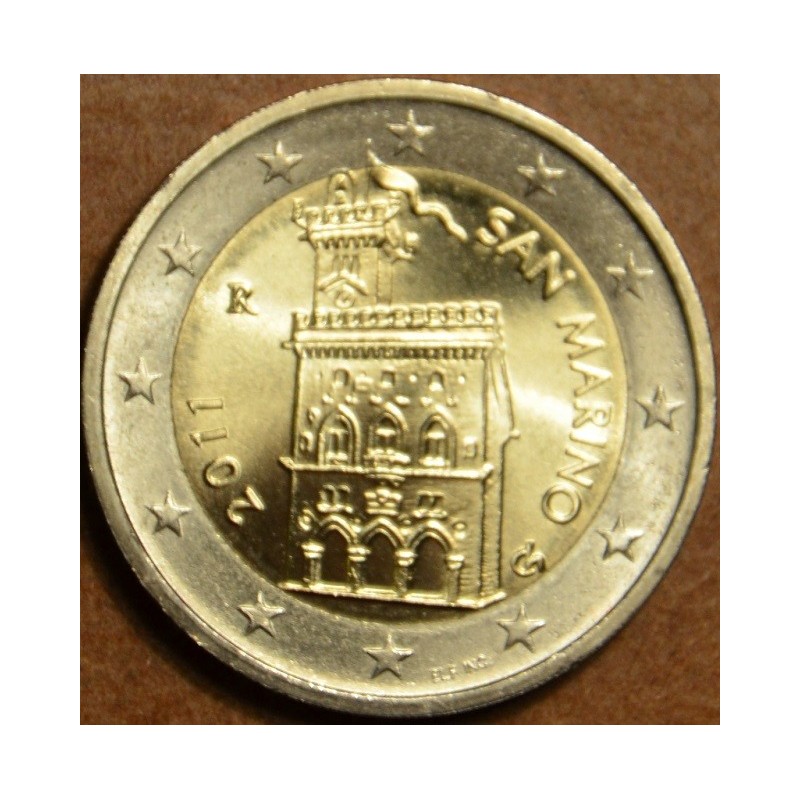Euromince mince 2 Euro San Marino 2011 - Dom vlády (UNC)
