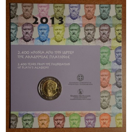 euroerme érme 2 Euro Görögország 2013 - Platóni Akadémia alapításán...