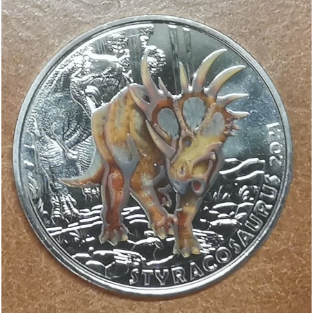 Euromince mince 3 Euro Rakúsko 2021 - Styracosaurus albertensis (UNC)