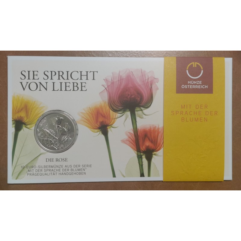eurocoin eurocoins 10 Euro Austria 2021 - The Rose (BU)