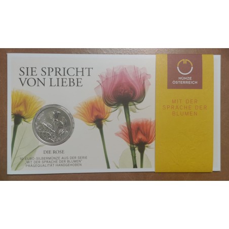 eurocoin eurocoins 10 Euro Austria 2021 - The Rose (BU)