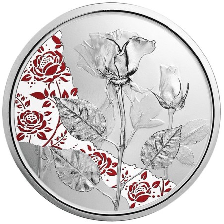 euroerme érme 10 Euro Ausztria 2021 - A rózsa (Proof)