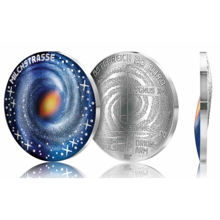 eurocoin eurocoins 20 Euro Austria 2021 - Milky way (Proof)