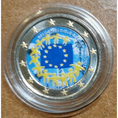 Euromince mince 2 Euro Belgicko 2015 - 30 rokov Europskej vlajky II...
