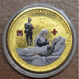 5 Euro Malta 2014 - First world war (colored UNC)