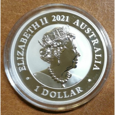 euroerme érme 1 dollár Ausztrália 2021 - Brumby (1 oz. Ag)