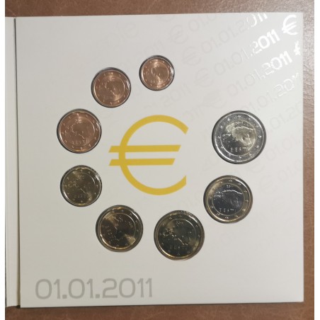 Euromince mince Sada 8 euromincí Estónsko 2011 (BU)