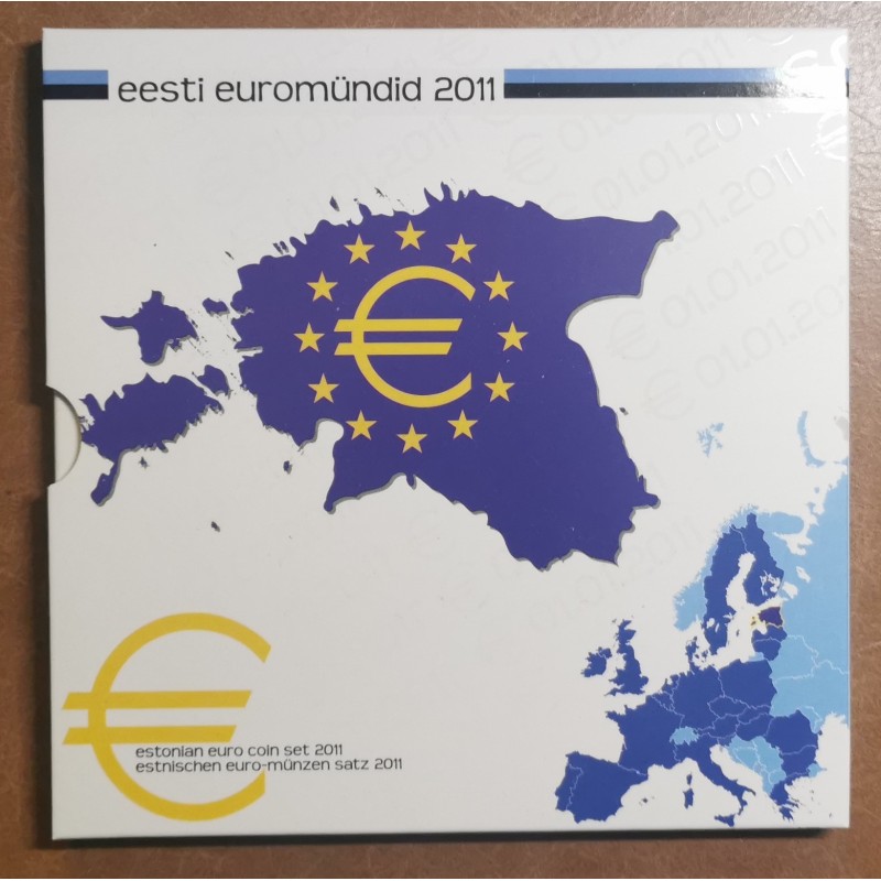 Euromince mince Sada 8 euromincí Estónsko 2011 (BU)