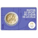 2 Euro France 2021 - Paris 2024 Olympic Games (purple BU card)