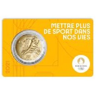 eurocoin eurocoins 2 Euro France 2021 - Paris 2024 Olympic Games (y...