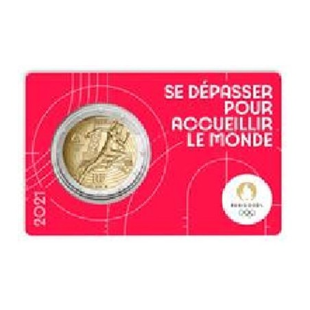 eurocoin eurocoins 2 Euro France 2021 - Paris 2024 Olympic Games (r...
