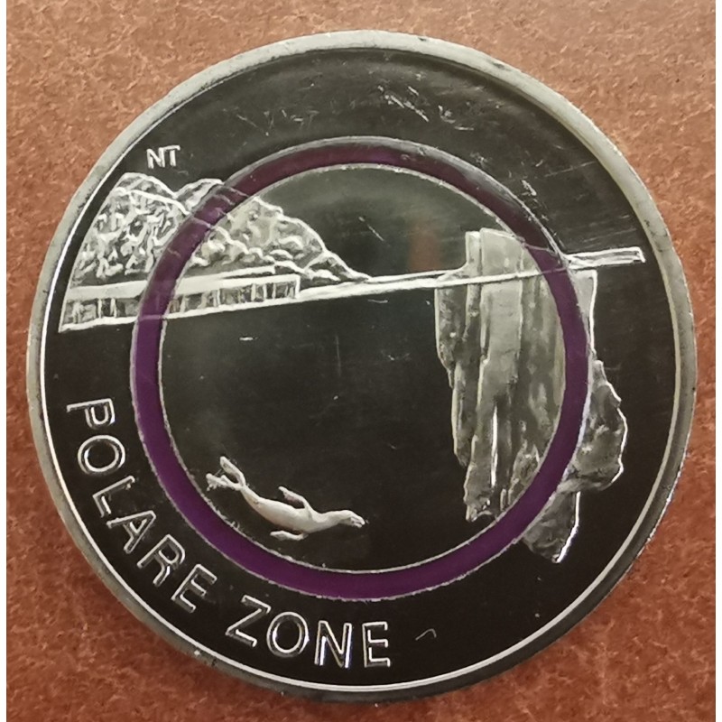 Euromince mince 5 Euro Nemecko \\"D\\" 2021 Polárne pásmo (UNC)