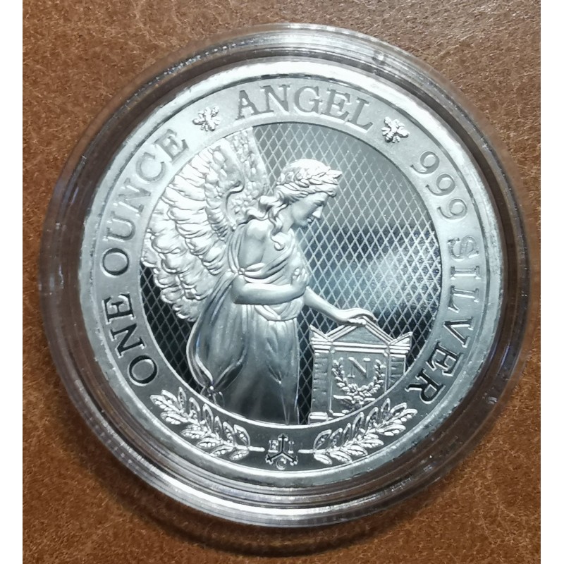 eurocoin eurocoins 1 pound St. Helena 2021 - Napoleon Angel (1 oz. Ag)