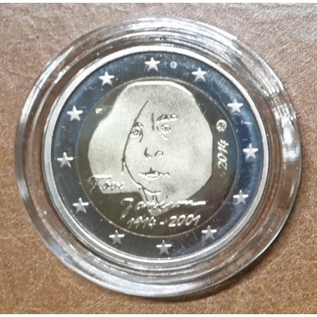 Euromince mince 2 Euro Fínsko 2014 - Tove Jansson (Proof v kapsuli)