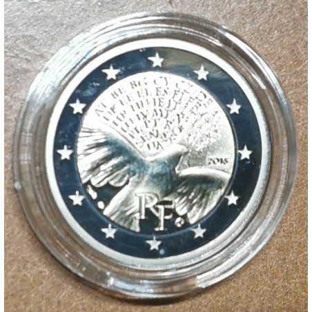 Euromince mince 2 Euro Francúzsko 2015 - Mier (Proof v kapsuli)
