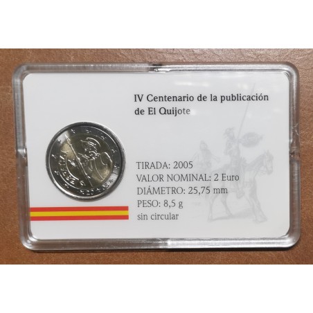 eurocoin eurocoins 2 Euro Spain - 4th centenary of the first editio...