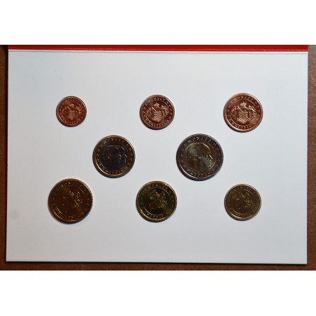 Euromince mince Monaco 2001 sada 8 mincí (BU)