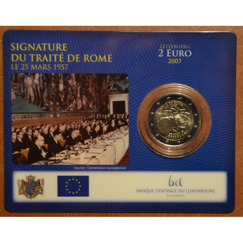 Euromince mince 2 Euro Luxembursko 2007 - 50 rokov Rímskej zmluvy (...