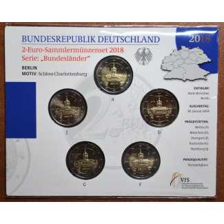 euroerme érme 2 Euro Németország 2018 - Berlin: Scharlottenburg (BU)