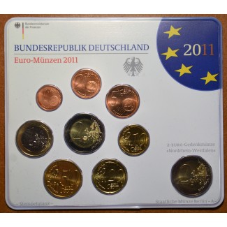 eurocoin eurocoins Germany 2011 \\"D\\" set of 9 eurocoins (BU)
