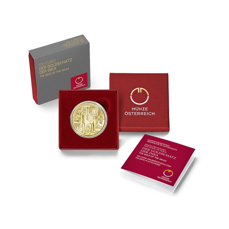 eurocoin eurocoins 100 Euro Austria 2021 - Gold of the Incas (Proof)